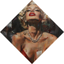Lade das Bild in den Galerie-Viewer, Poster Verführerisches Frauen Portrait Abstrakt Raute