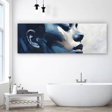Lade das Bild in den Galerie-Viewer, Acrylglasbild Verträumte Darstellung einer Frau Abstrakt Panorama