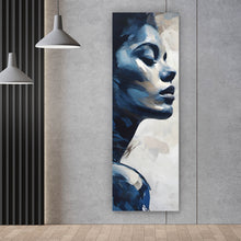 Lade das Bild in den Galerie-Viewer, Acrylglasbild Verträumte Darstellung einer Frau Abstrakt Panorama Hoch