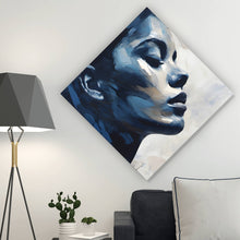 Lade das Bild in den Galerie-Viewer, Poster Verträumte Darstellung einer Frau Abstrakt Raute