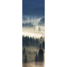 Lade das Bild in den Galerie-Viewer, Leinwandbild Wald im Nebel Panorama Hoch