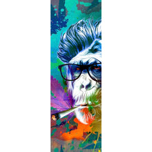 Lade das Bild in den Galerie-Viewer, Acrylglasbild Weed Monkey Modern Art Panorama Hoch