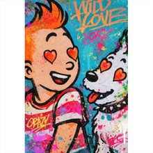 Lade das Bild in den Galerie-Viewer, Poster Wild Love Pop Art Hochformat
