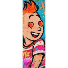 Lade das Bild in den Galerie-Viewer, Leinwandbild Wild Love Pop Art Panorama Hoch