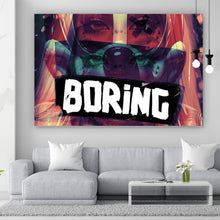 Lade das Bild in den Galerie-Viewer, Poster Woman Boring Querformat