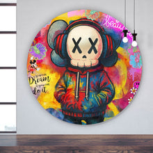 Lade das Bild in den Galerie-Viewer, Aluminiumbild You can dream it you can do it Kreis