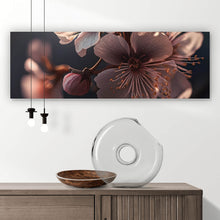 Lade das Bild in den Galerie-Viewer, Spannrahmenbild Zarte Kirschblüten im sanften Sonnenlicht leuchten prachtvoll Panorama
