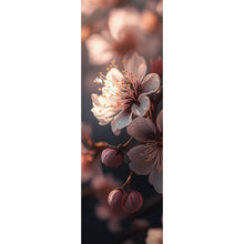 Lade das Bild in den Galerie-Viewer, Spannrahmenbild Zarte Kirschblüten im sanften Sonnenlicht leuchten prachtvoll Panorama Hoch