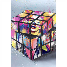 Lade das Bild in den Galerie-Viewer, Poster Zauberwürfel Pop Art No.2 Hochformat
