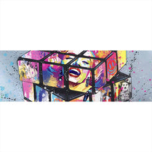 Lade das Bild in den Galerie-Viewer, Poster Zauberwürfel Pop Art No.2 Panorama