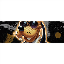 Lade das Bild in den Galerie-Viewer, Leinwandbild Zeichentrickfigur Fashion mit Sonnenbrille und Jacke No.2 Panorama