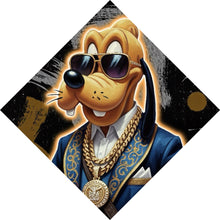 Lade das Bild in den Galerie-Viewer, Poster Zeichentrickfigur Fashion mit Sonnenbrille und Jacke No.2 Raute