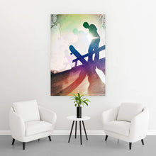 Lade das Bild in den Galerie-Viewer, Poster Colourful Skateboarder Hochformat
