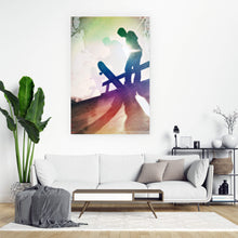 Lade das Bild in den Galerie-Viewer, Poster Colourful Skateboarder Hochformat