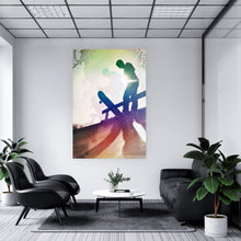 Lade das Bild in den Galerie-Viewer, Poster Colourful Skateboarder Hochformat