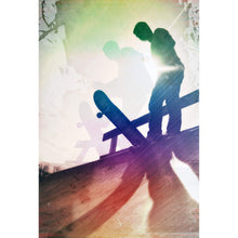 Lade das Bild in den Galerie-Viewer, Poster Colourful Skateboarder Hochformat