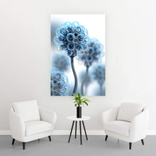 Lade das Bild in den Galerie-Viewer, Leinwandbild Elektrische Pusteblume Hochformat