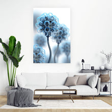 Lade das Bild in den Galerie-Viewer, Leinwandbild Elektrische Pusteblume Hochformat