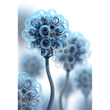 Lade das Bild in den Galerie-Viewer, Leinwandbild Elektrische Pusteblume Hochformat
