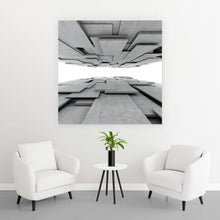 Lade das Bild in den Galerie-Viewer, Poster Abstrakte Geometrische Betonwürfel Quadrat