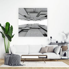 Lade das Bild in den Galerie-Viewer, Acrylglasbild Abstrakte Geometrische Betonwürfel Quadrat