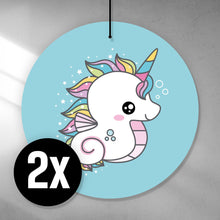 Lade das Bild in den Galerie-Viewer, Duftbaum Buntes Einhorn Seepferdchen
