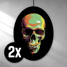 Lade das Bild in den Galerie-Viewer, Duftbaum Wasserfarben Totenkopf Schädel