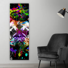 Lade das Bild in den Galerie-Viewer, Poster Dog Head Abstract Panorama Hoch