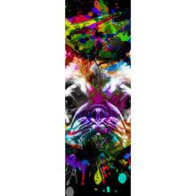 Lade das Bild in den Galerie-Viewer, Aluminiumbild Dog Head Abstract Panorama Hoch