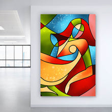Lade das Bild in den Galerie-Viewer, Spannrahmenbild Ästhetische Frau Abstrakt Hochformat