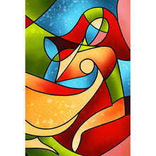 Lade das Bild in den Galerie-Viewer, Spannrahmenbild Ästhetische Frau Abstrakt Hochformat