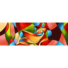 Lade das Bild in den Galerie-Viewer, Acrylglasbild Ästhetische Frau Abstrakt Panorama