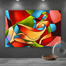 Lade das Bild in den Galerie-Viewer, Poster Ästhetische Frau Abstrakt Querformat