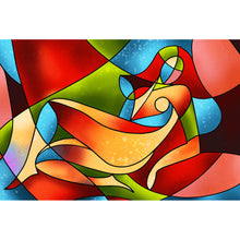 Lade das Bild in den Galerie-Viewer, Poster Ästhetische Frau Abstrakt Querformat