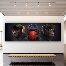 Lade das Bild in den Galerie-Viewer, Poster 3 weise Affen 3 wise monkeys Gangster Panorama