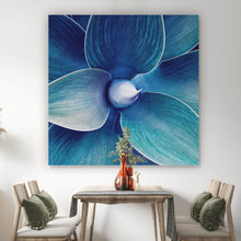 Lade das Bild in den Galerie-Viewer, Leinwandbild Abstrakte Agave Quadrat
