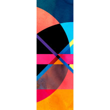 Lade das Bild in den Galerie-Viewer, Leinwandbild Abstrakte Aquarell Elemente Panorama Hoch