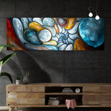 Lade das Bild in den Galerie-Viewer, Poster Abstrakte Blasen Panorama