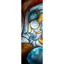 Lade das Bild in den Galerie-Viewer, Acrylglasbild Abstrakte Blasen Panorama Hoch