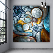 Lade das Bild in den Galerie-Viewer, Poster Abstrakte Blasen Quadrat