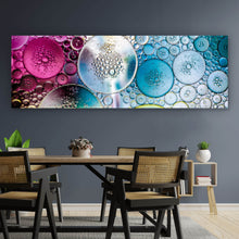 Lade das Bild in den Galerie-Viewer, Poster Abstrakte bunte Blasen Panorama