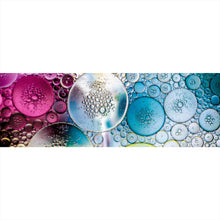 Lade das Bild in den Galerie-Viewer, Acrylglasbild Abstrakte bunte Blasen Panorama