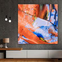 Lade das Bild in den Galerie-Viewer, Poster Abstrakte bunte Malerei Quadrat