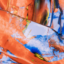 Lade das Bild in den Galerie-Viewer, Aluminiumbild Abstrakte bunte Malerei Quadrat