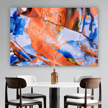 Lade das Bild in den Galerie-Viewer, Acrylglasbild Abstrakte bunte Malerei Querformat