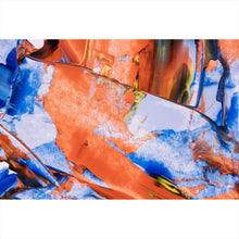 Lade das Bild in den Galerie-Viewer, Aluminiumbild Abstrakte bunte Malerei Querformat