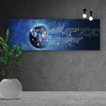 Lade das Bild in den Galerie-Viewer, Poster Digitalisierte Erde Panorama