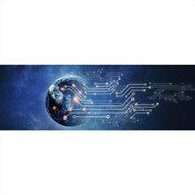 Lade das Bild in den Galerie-Viewer, Poster Digitalisierte Erde Panorama