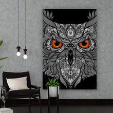 Lade das Bild in den Galerie-Viewer, Poster Abstrakte Eule Hochformat