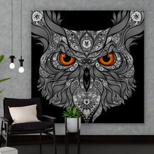 Lade das Bild in den Galerie-Viewer, Poster Abstrakte Eule Quadrat